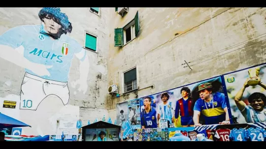 Largo Maradona Murales Napoli