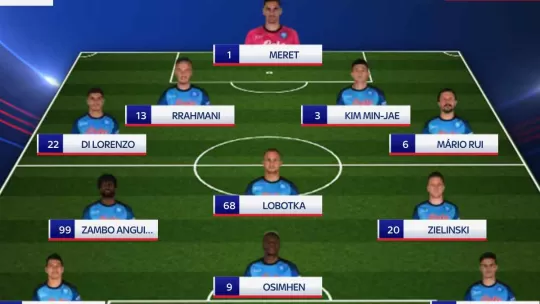 Formazioni sky Salernitana Napoli 