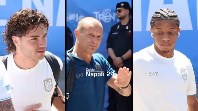 Arrivo Allegri e SSC Napoli a Dimaro 2026