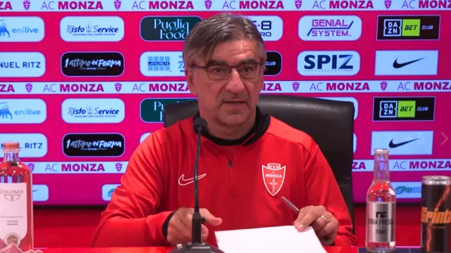 Juric in conferenza stampa prima di Monza-Napoli