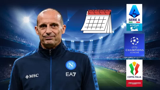 Calendario Napoli incroci Serie A, Champions e Coppa Italia