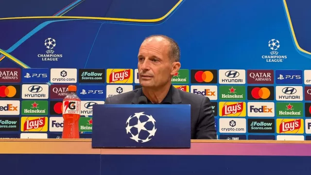 Allegri in conferenza prima di Villarreal-Napoli