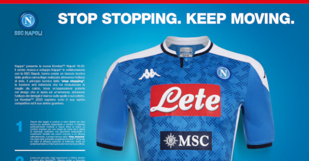 Nuova maglia Napoli 2019 2020