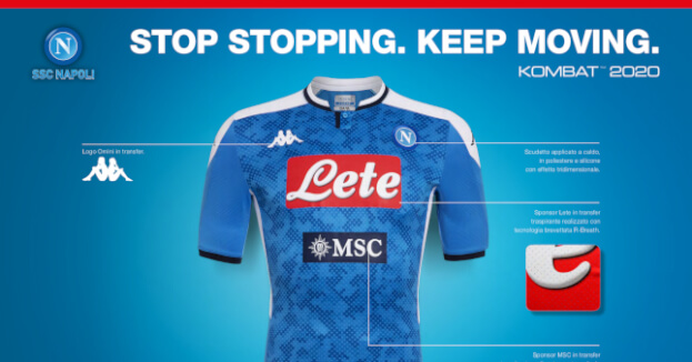 Nuova maglietta Napoli 2019 2020