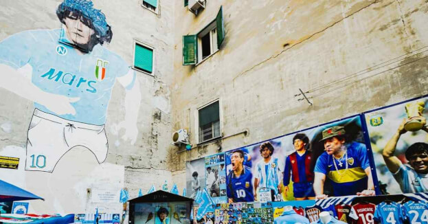Largo Maradona Murales Napoli