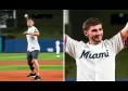 Billy Gilmour si destreggia col baseball: lancio d'onore a Miami prima di Merlins vs Texas Rangers | VIDEO