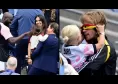 Come ha festeggiato il Belgio: De Bruyne "bendato" dalla figlia, Lukaku scherza con la famiglia Garcia | FOTO