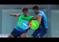 Il siluro di McTominay, Lucca show davanti ai tifosi: azzurri VS verdi, la partitella integrale | VIDEO CN24
