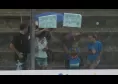 Pioggia torrenziale durante l'allenamento del Napoli a Castel di Sangro: trenta coraggiosi restano sugli spalti | FOTOGALLERY CN24