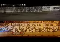 Ultras Salerno e Torre Annunziata contro De Laurentiis: striscioni shock contro il presidente del Napoli | FOTO