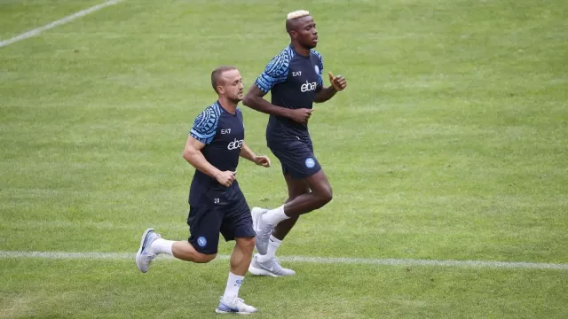 Allenamento Napoli in diretta