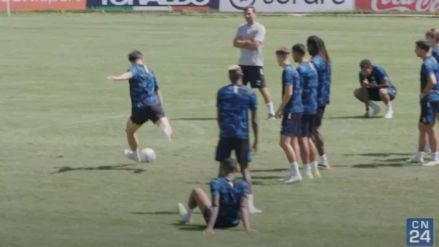 Allenamento Napoli a Dimaro