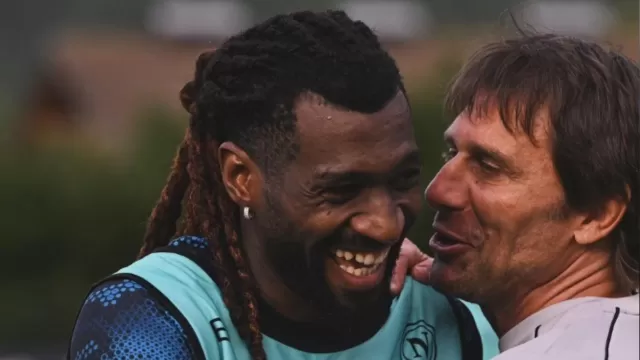 Frank Anguissa e Antonio Conte