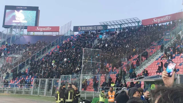 Settore ospiti Bologna Napoli