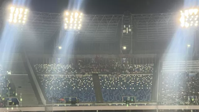 Settore ospiti stadio Maradona