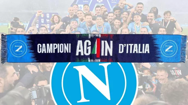 SSC Napoli sciarpa scudetto