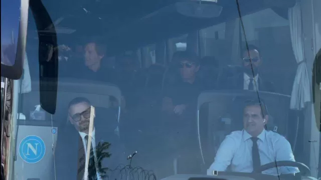 Napoli in partenza per Manchester
