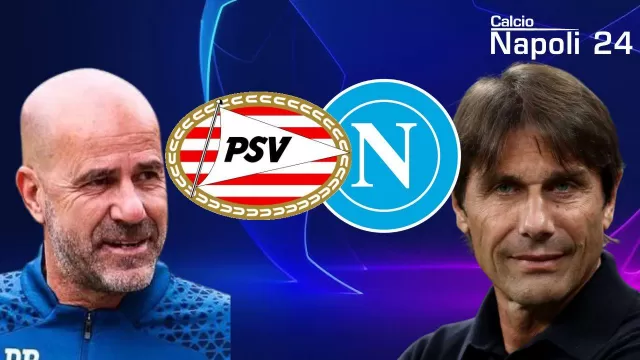 Formazioni ufficiali PSV-Napoli