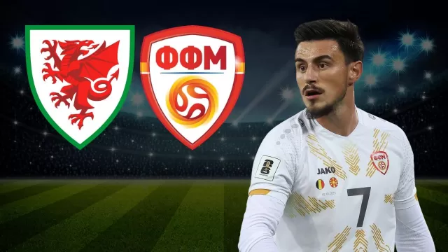 Formazioni ufficiali Galles-Macedonia del Nord