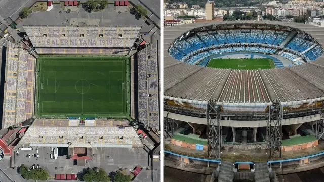 Stadio Arechi e Stadio Maradona