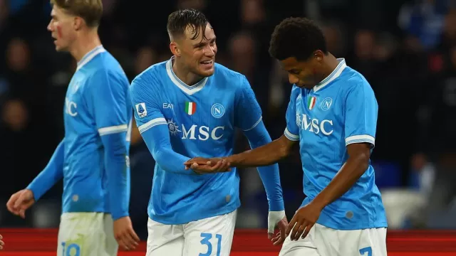 Roma-Napoli, Beukema esulta