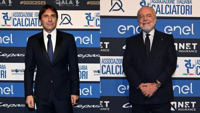 Antonio Conte e Aurelio De Laurentiis