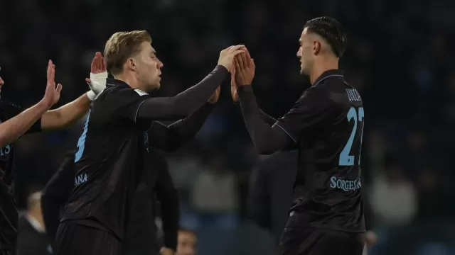 Rasmus Hojlund e Lorenzo Lucca