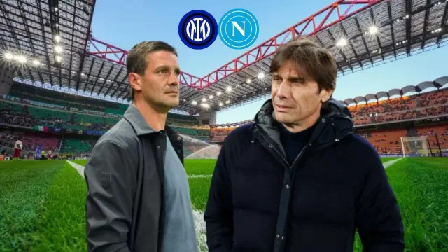 Christian Chivu e Antonio Conte