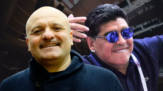 Peppe Iodice e Maradona