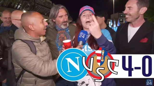 Tifosi del Napoli allo stadio Maradona
