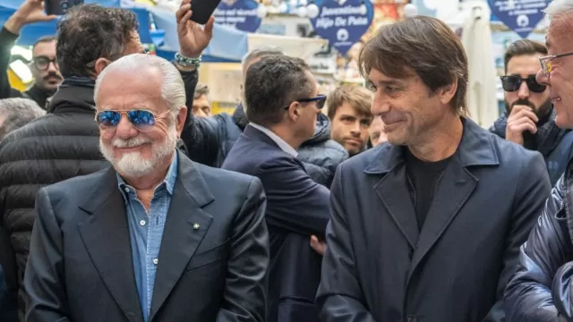Aurelio De Laurentiis e Antonio Conte