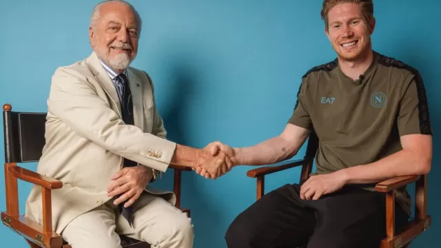 Aurelio De Laurentiis e Kevin De Bruyne