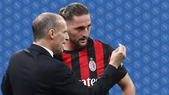 Massimiliano Allegri e Adrien Rabiot