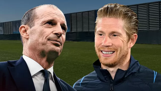 Massimiliano Allegri e Kevin De Bruyne
