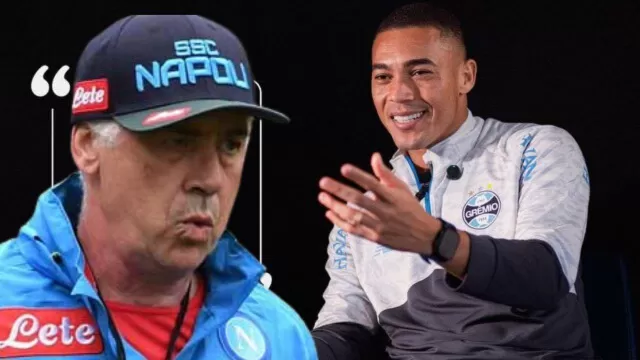 Carlos Vinicius e Ancelotti