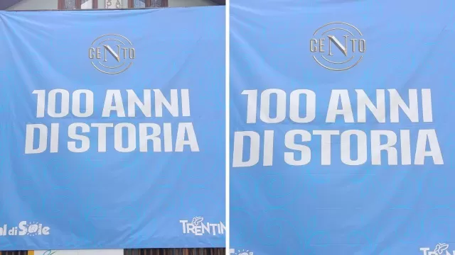 Ritiro Napoli Dimaro 2026: maxi striscione in piazza Madonna della Pace