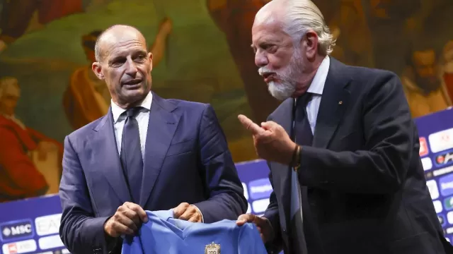 Aurelio De Laurentiis e Massimiliano Allegri