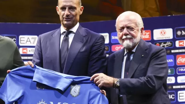 Massimiliano Allegri e Aurelio De Laurentiis