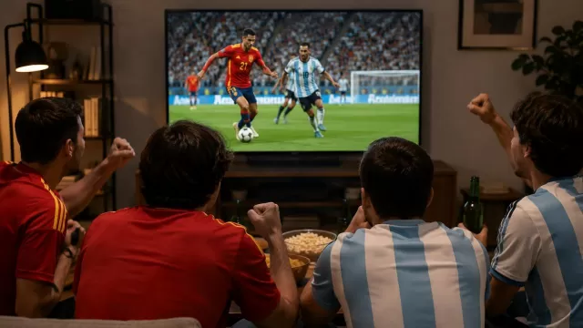 dove vedere Spagna Argentina