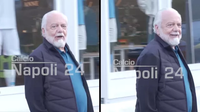 De Laurentiis dopo Napoli-Carrarese 2-0