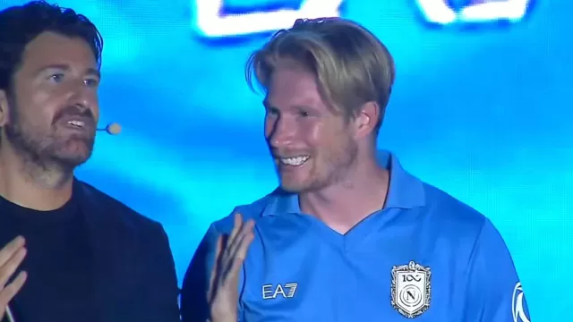 De Bruyne e Alessandro Siani