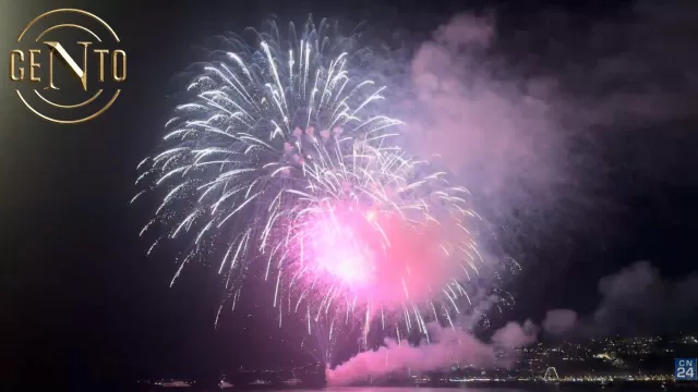 Fuochi d'artificio a Napoli