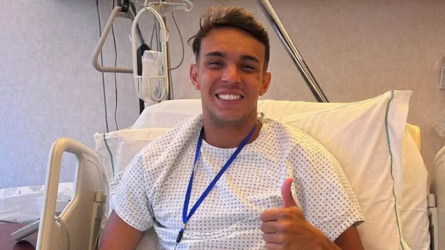 Giovane in ospedale