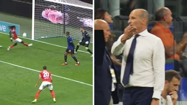 La reazione di Allegri