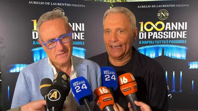 Gino Rivieccio e Maurizio De Giovanni