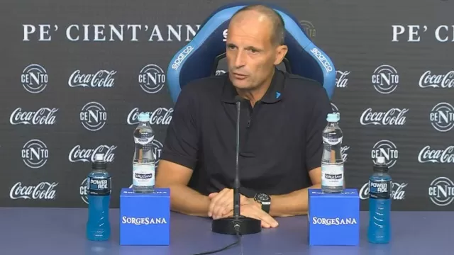 Allegri in conferenza
