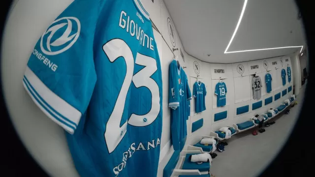 Spogliatoio del Napoli