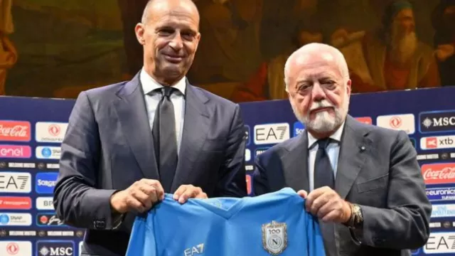 Massimiliano Allegri e Aurelio De Laurentiis