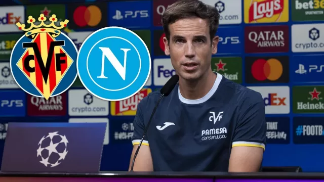 Inigo Perez in conferenza prima di Villarreal-Napoli