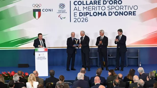 Aurelio De Laurentiis riceve il Collare d'Oro al Merito Sportivo